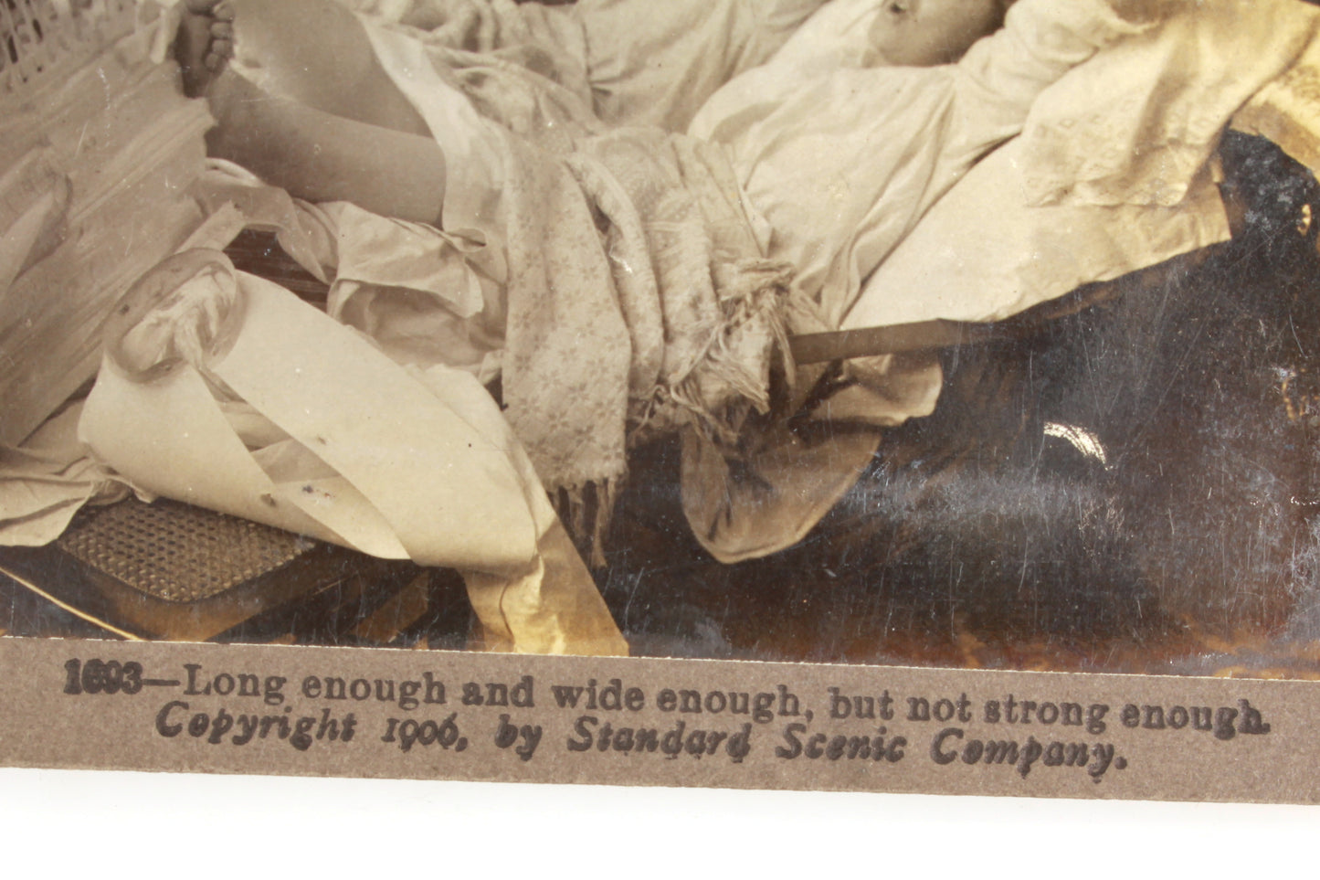 Stereoview Card - Funny Vintage Scene