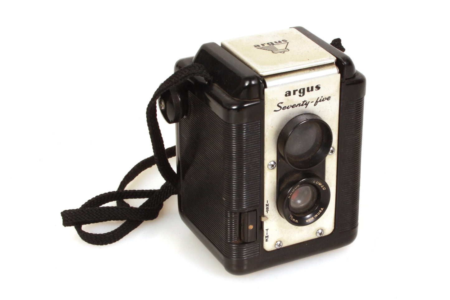 Argus Seventy-five Art Deco Camera w/ Flash & Case