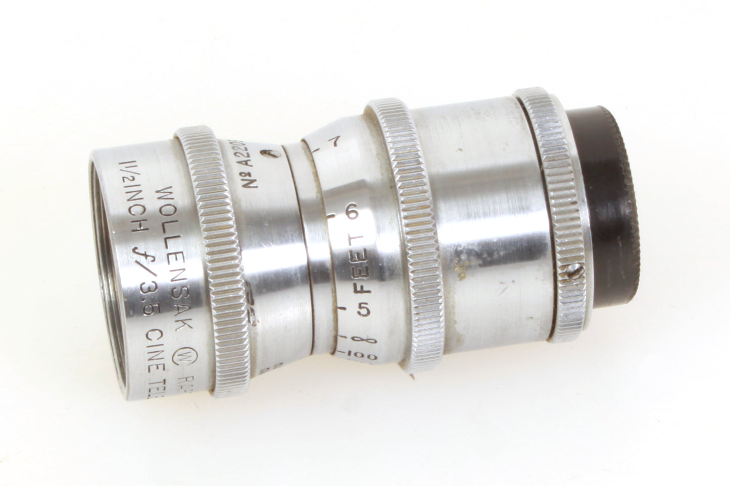 Vintage Wollensak Raptar Cine Telephoto 1 1/2 Inch f/3.5 Lens