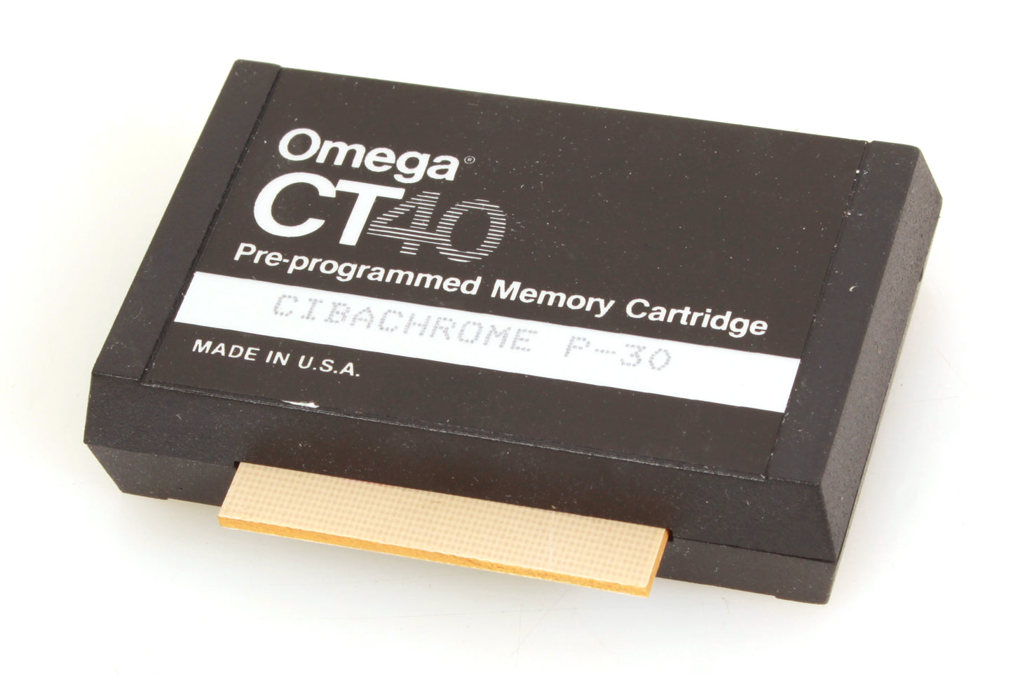 Omega CT 40 Pre-Programmed Memory Cartridge - Cibachrome P-30
