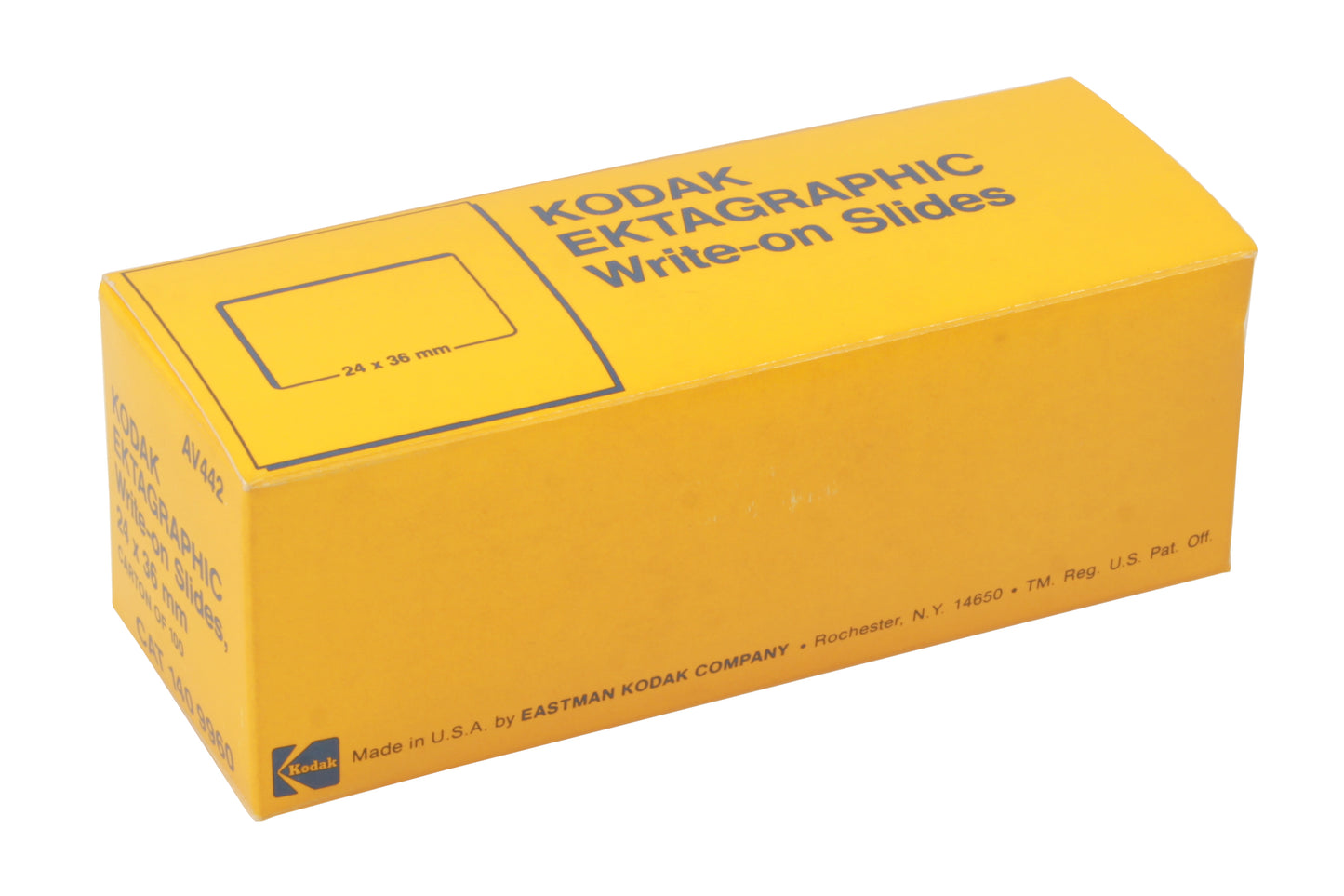 Vintage Kodak Ektagraphic Write On Slides Box of 100