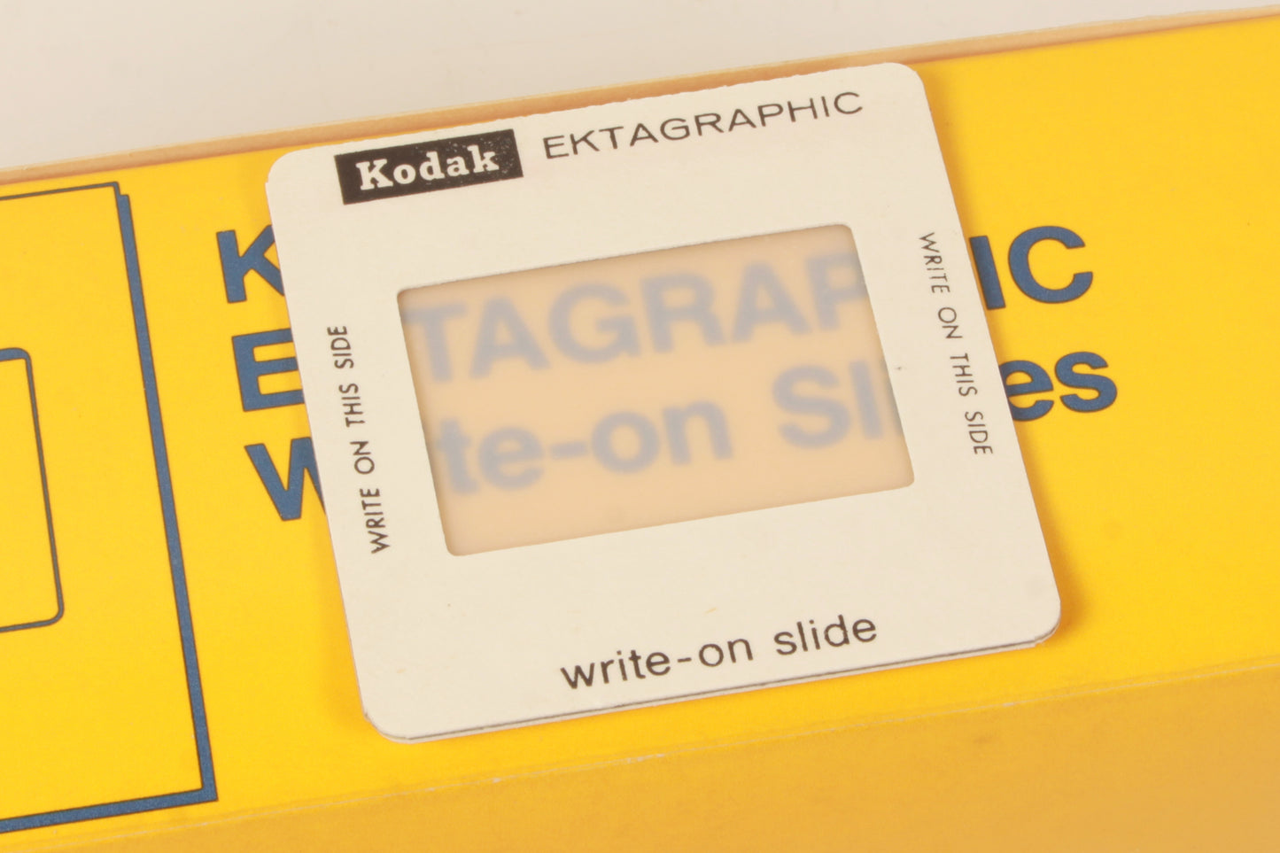 Vintage Kodak Ektagraphic Write On Slides Box of 100