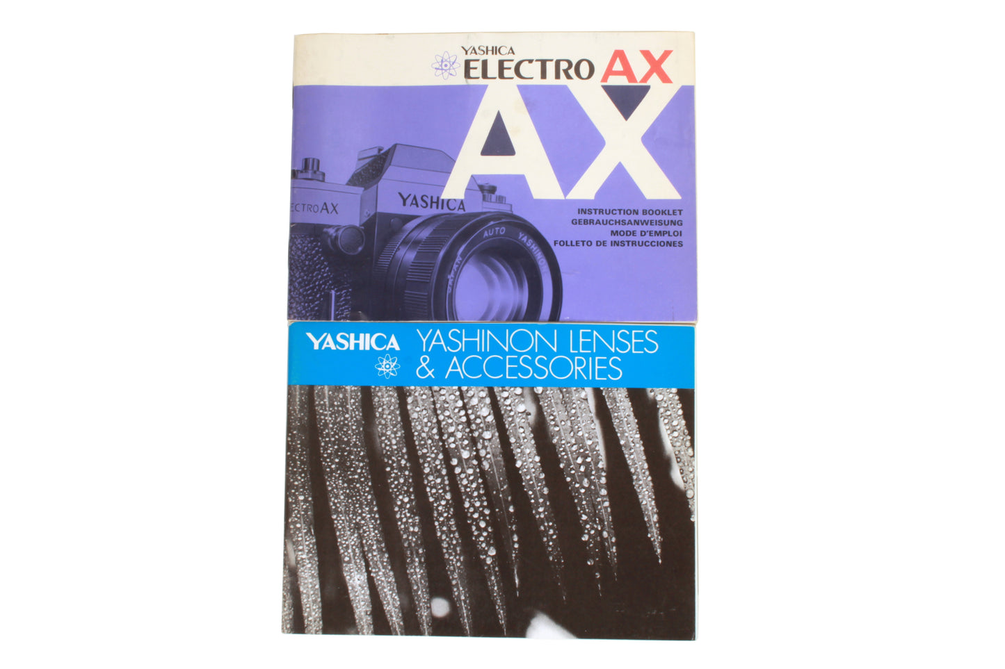 Yashica Electro AX Manual & Lenses Booklet