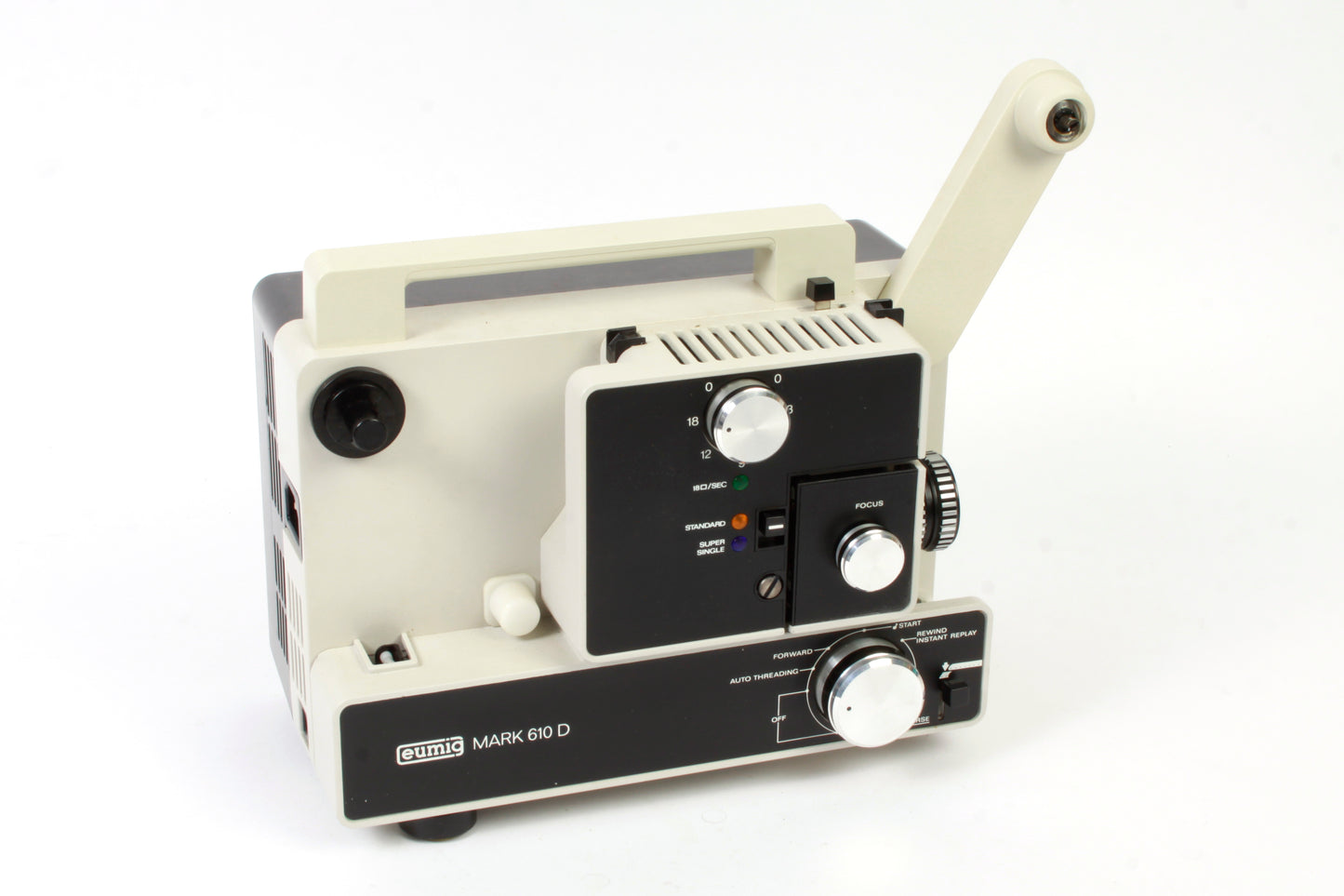 Eumig Mark 610D Film Movie Motion Picture Projector Dual 8 w/ Reel in Box