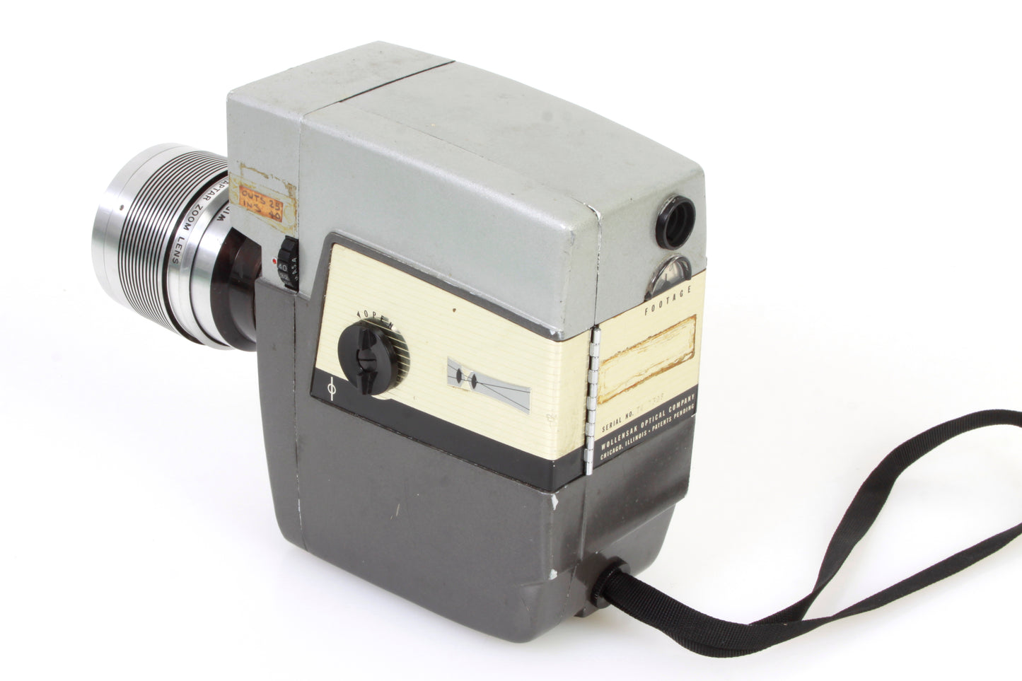 Wollensak Cine Zoom Model 51 8mm Film Camera in Original Box w/ Manual