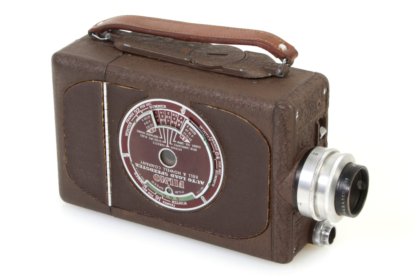 Bell & Howell Filmo Auto Load Speedster camera with 1 inch f/1.9 lens WORKS