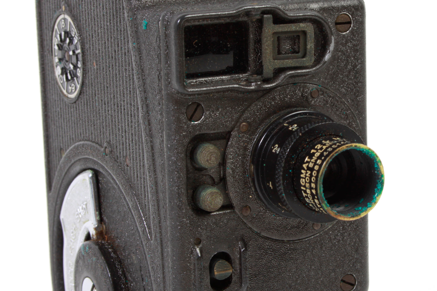 Bell & Howell Filmo Sportster camera with 12 1/2mm f/2.5 lens