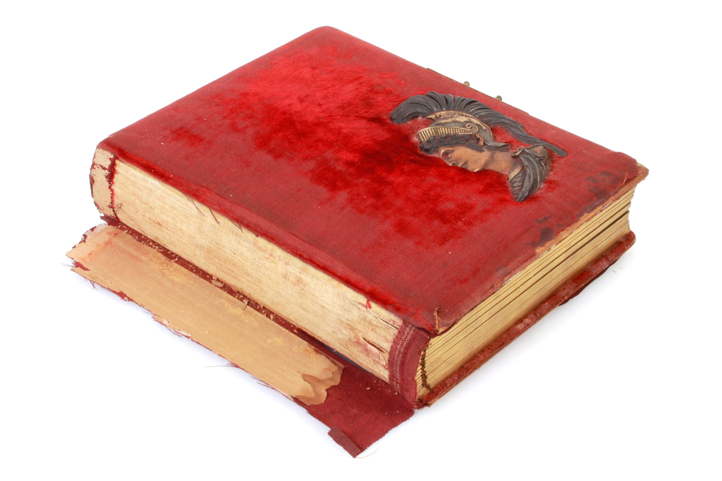 Antique Roman Motif Photo Album for Cabinet & Imperial Cabinet Cards (Empty)