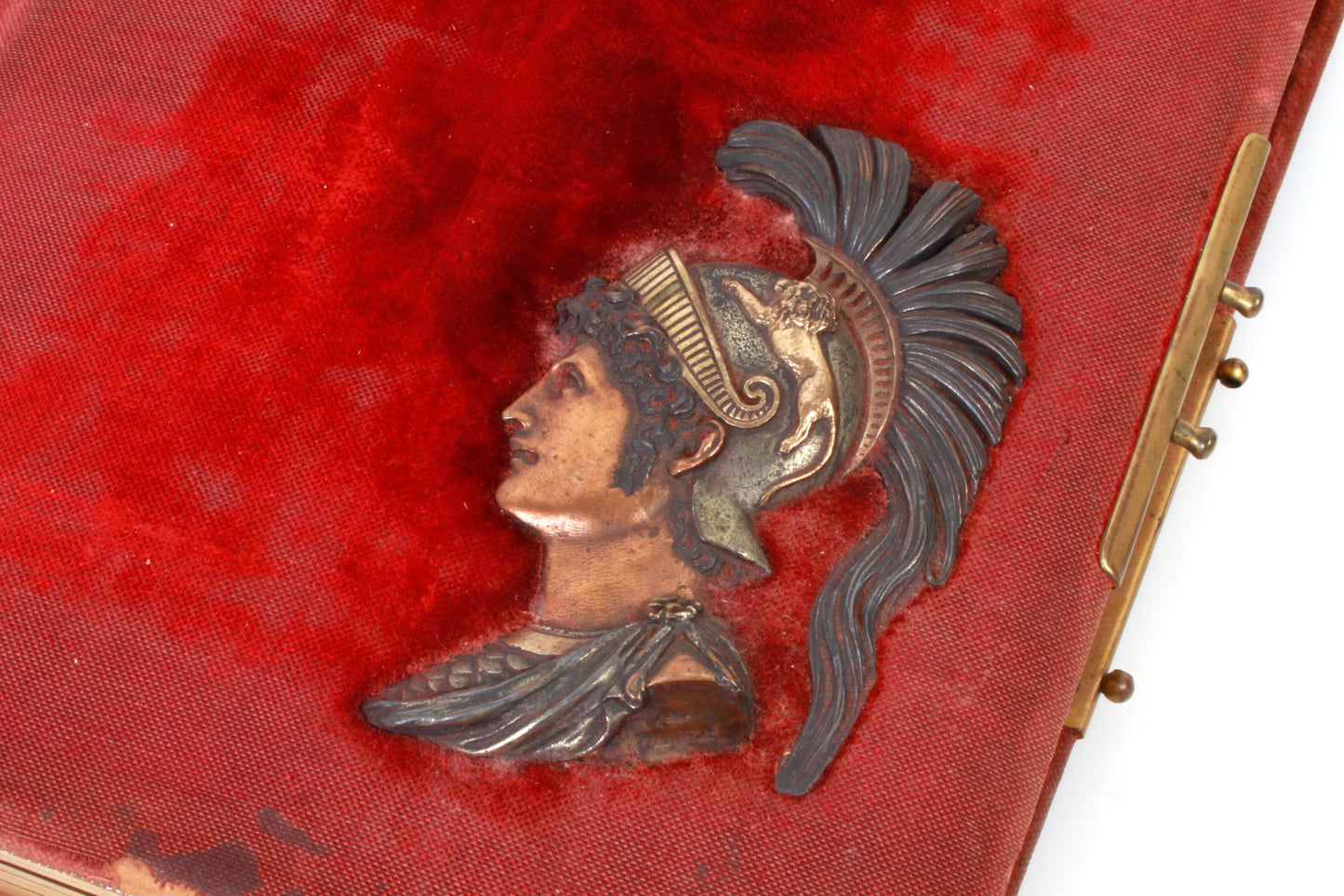 Antique Roman Motif Photo Album for Cabinet & Imperial Cabinet Cards (Empty)