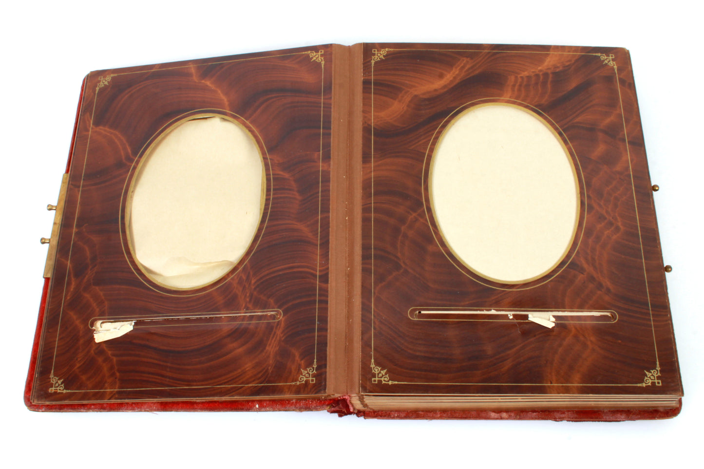Antique Roman Motif Photo Album for Cabinet & Imperial Cabinet Cards (Empty)