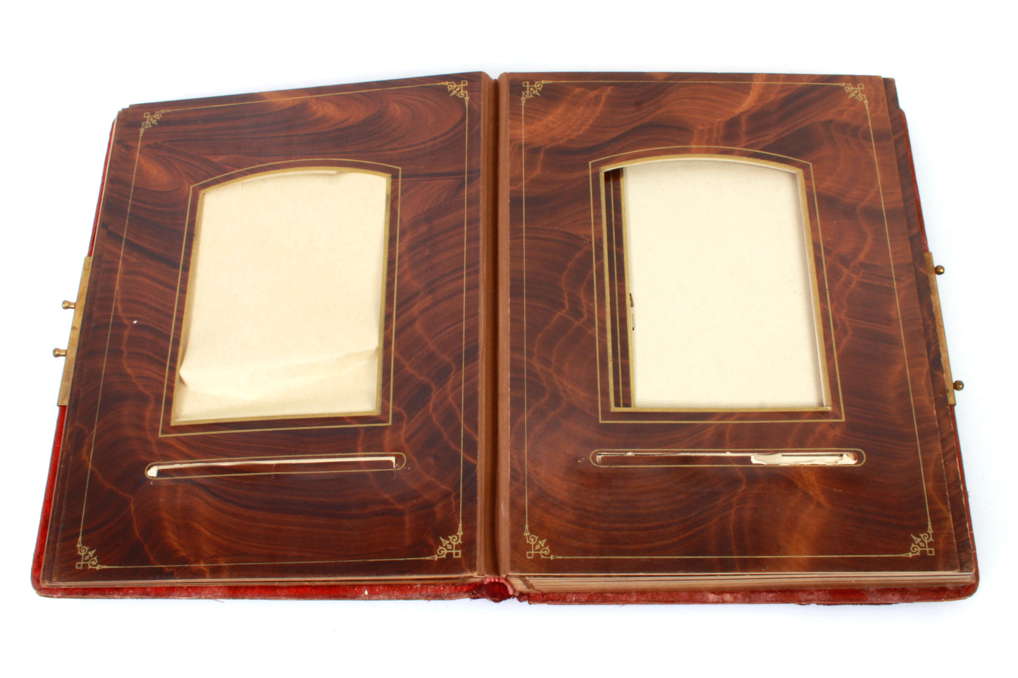 Antique Roman Motif Photo Album for Cabinet & Imperial Cabinet Cards (Empty)