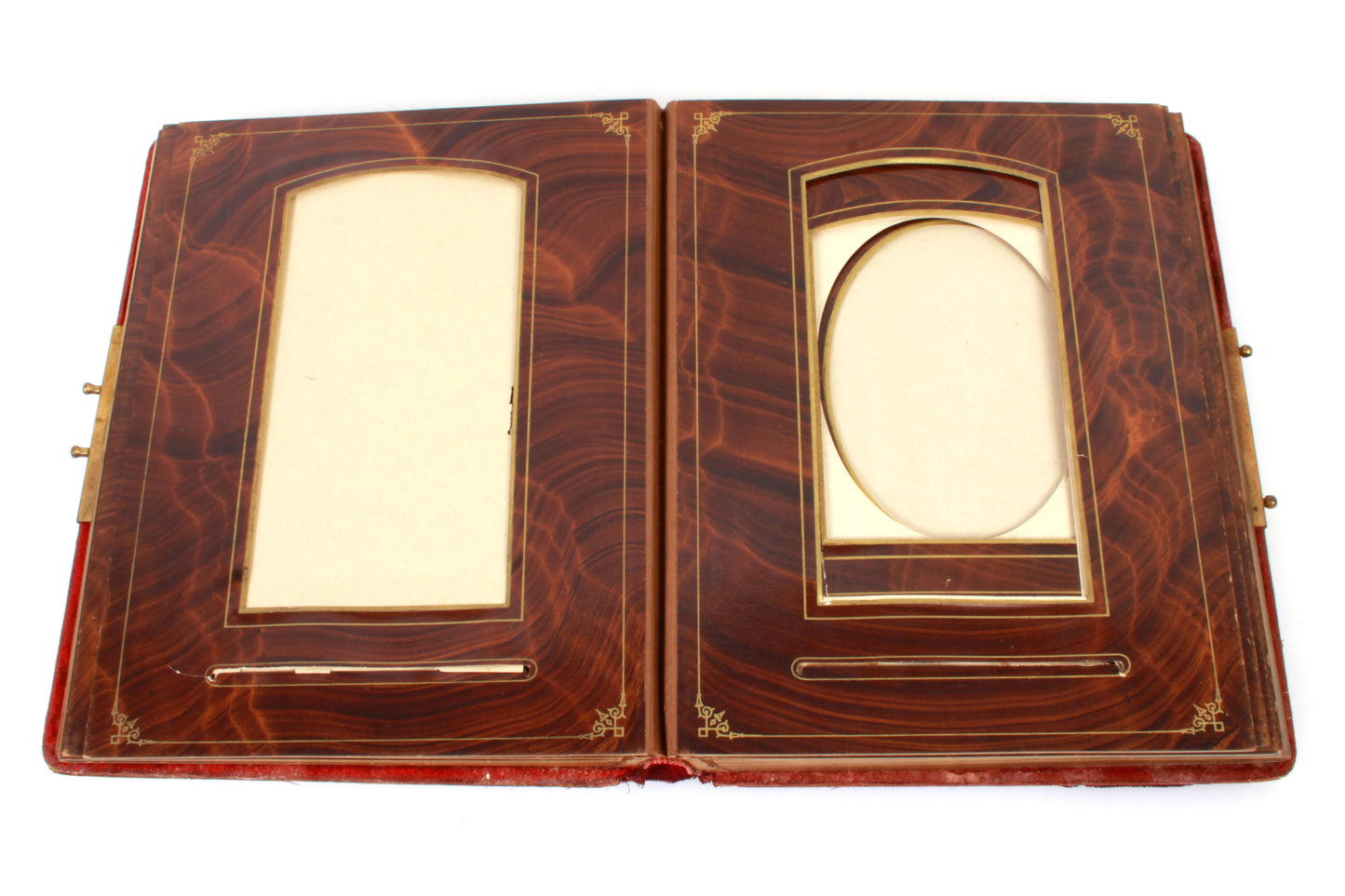 Antique Roman Motif Photo Album for Cabinet & Imperial Cabinet Cards (Empty)