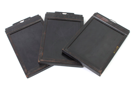 Gundlach Korona Pictorial Vintage 5x7 View Wooden Film Camera w/ 3 5x7 Holders