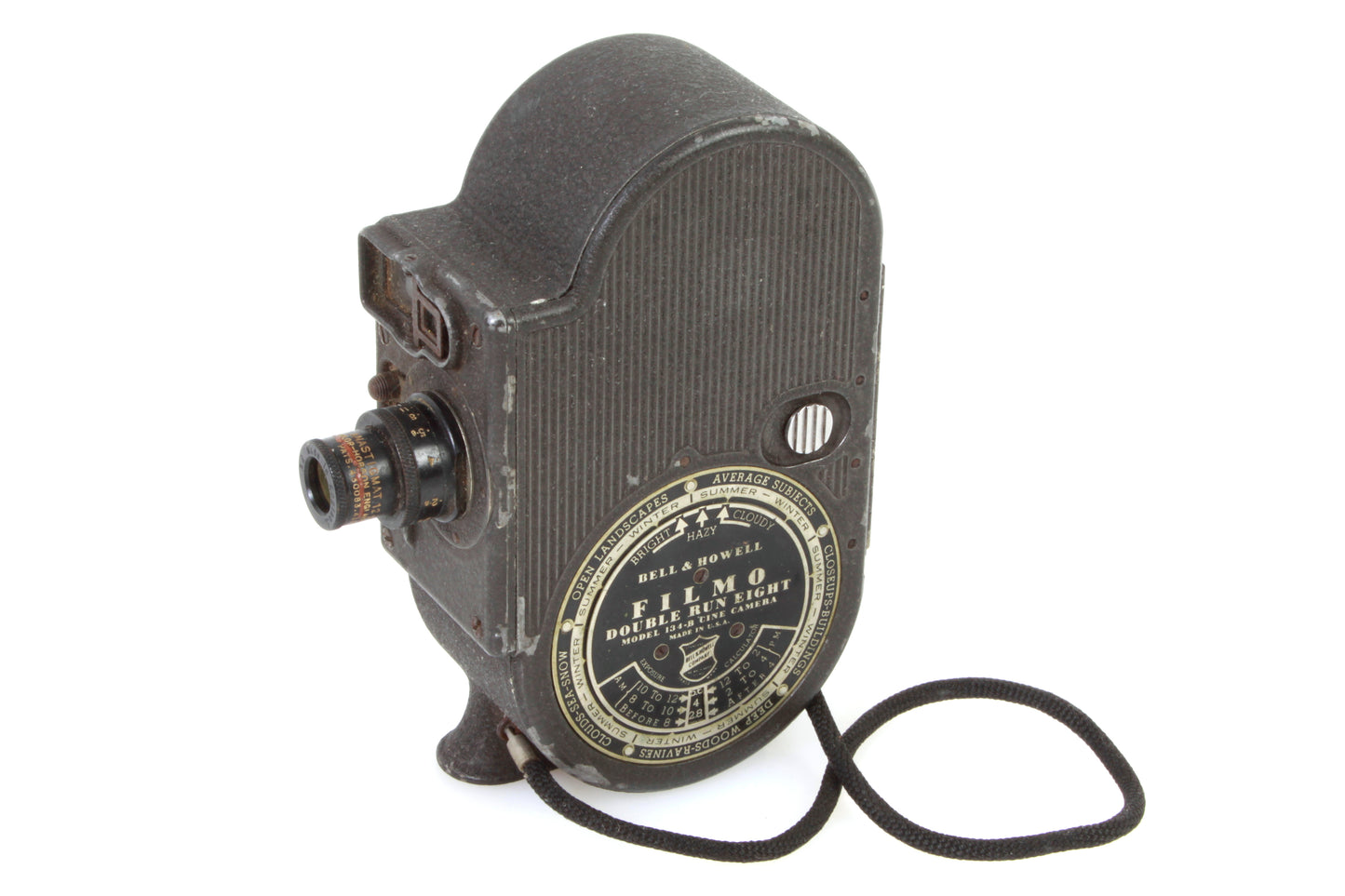 Bell & Howell Filmo Double Run Eight Model 134-B Cine Camera with 12 1/2 mm f/2.5 Lens