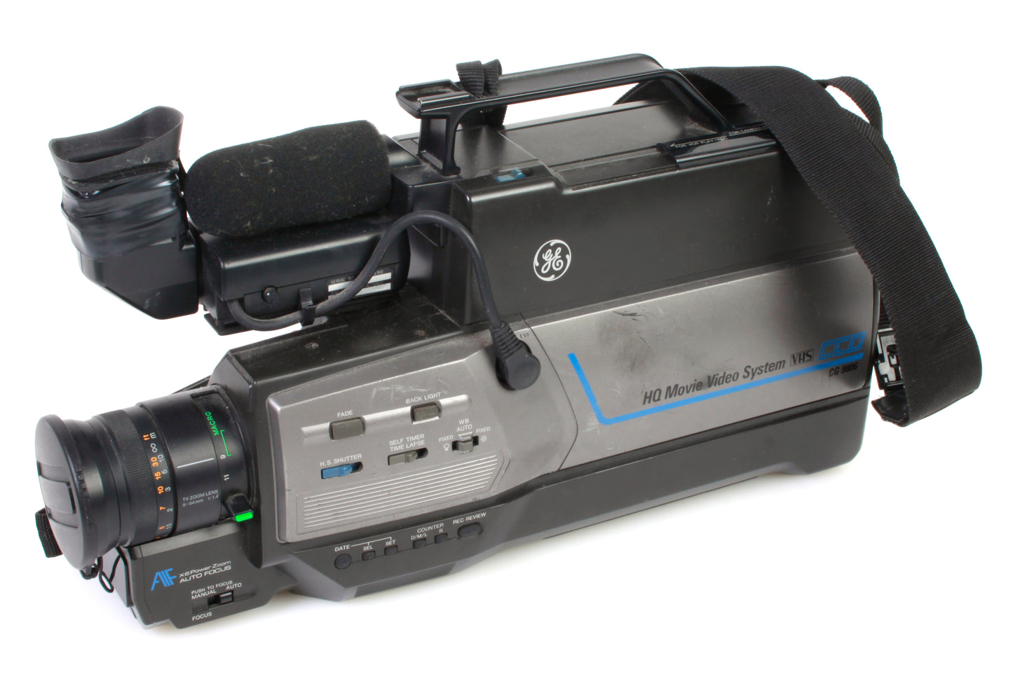 GE VHS Camcorder CG9806 w/ Manual - Prop/Display