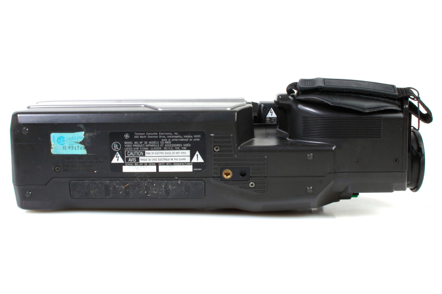 GE VHS Camcorder CG9806 w/ Manual - Prop/Display
