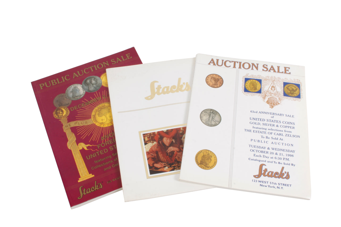 Stacks Ancient Foreign & US Coin Catalog Dec 2 & 3 1998 & 63rd Anniversary Sale