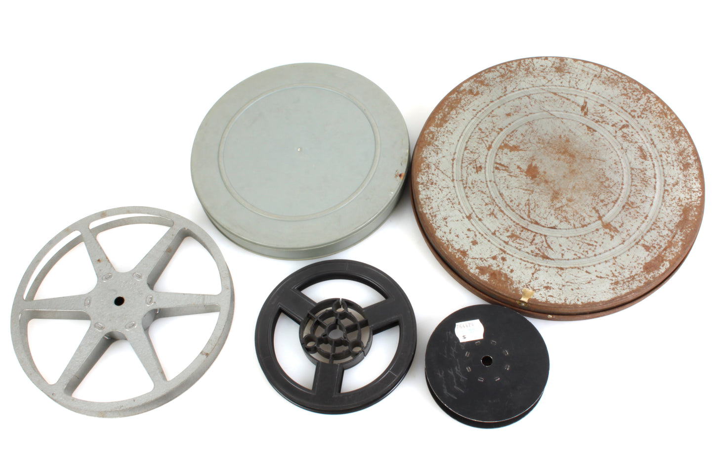 Movie Reels & Cans Lot of 5