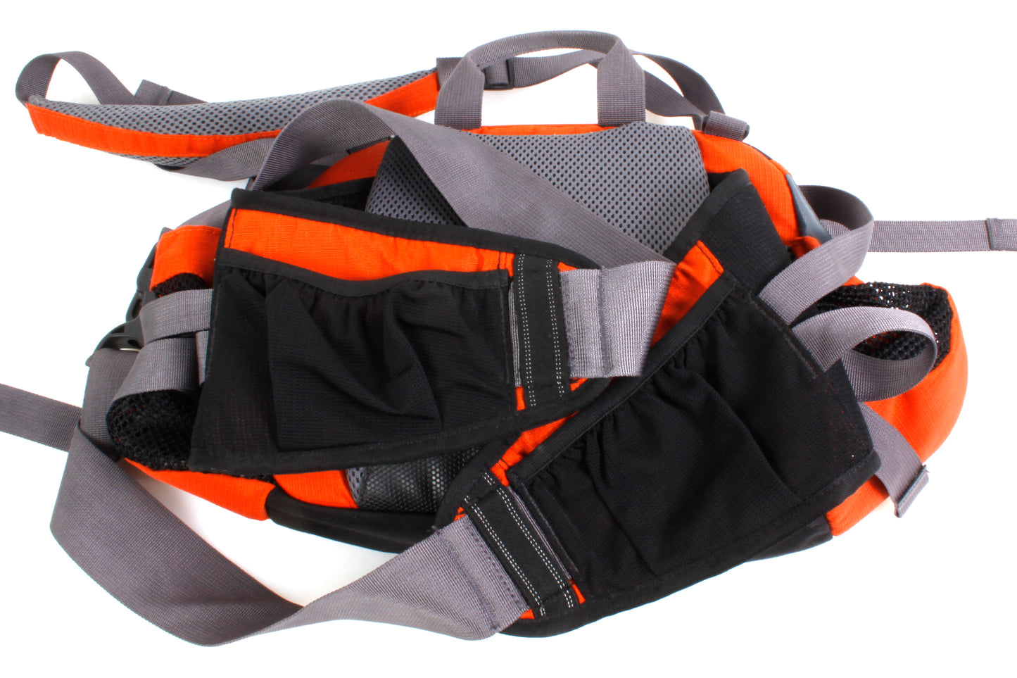 L.L. Bean Vintage Backpack Orange & Gray