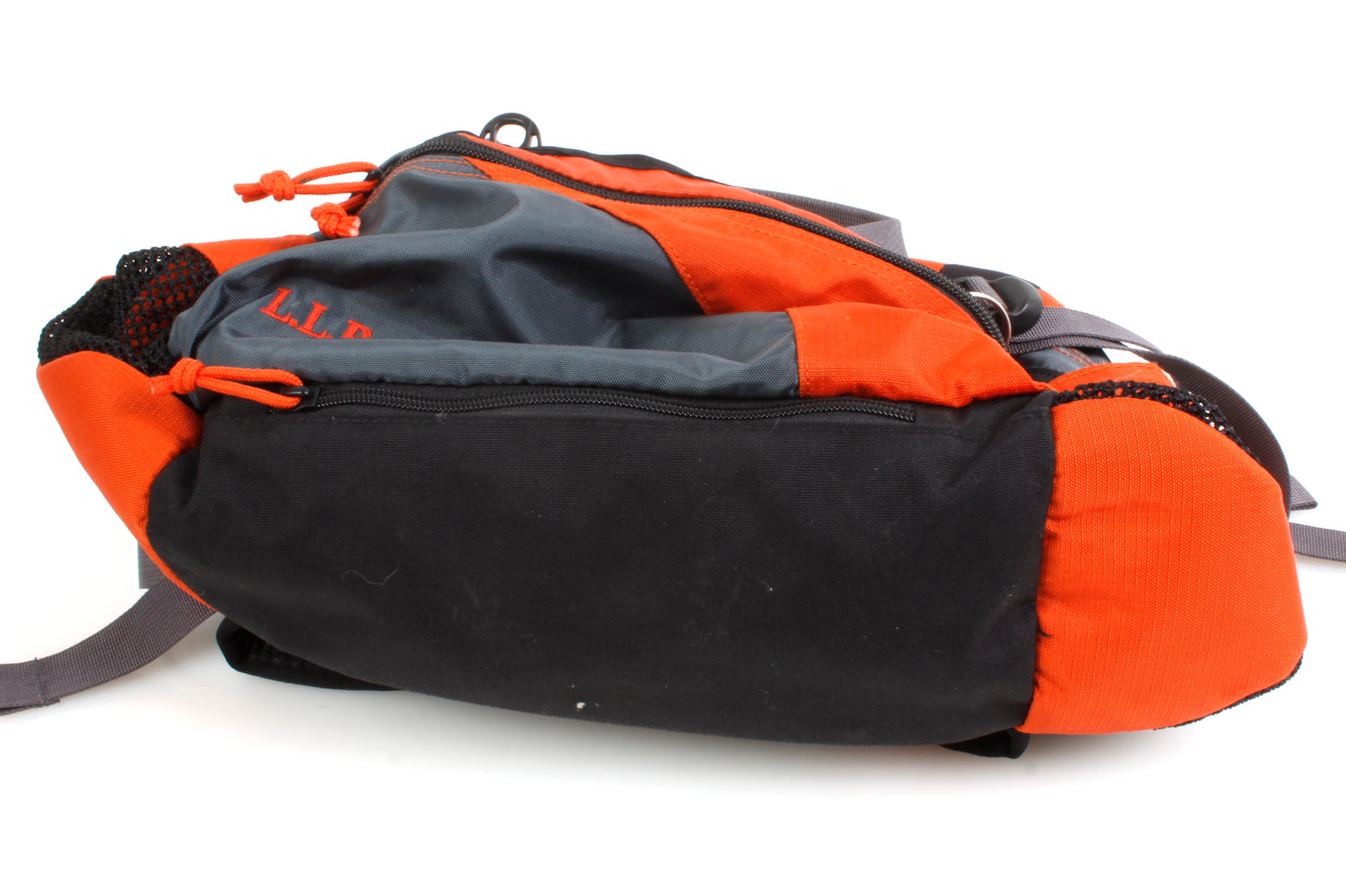 L.L. Bean Vintage Backpack Orange & Gray