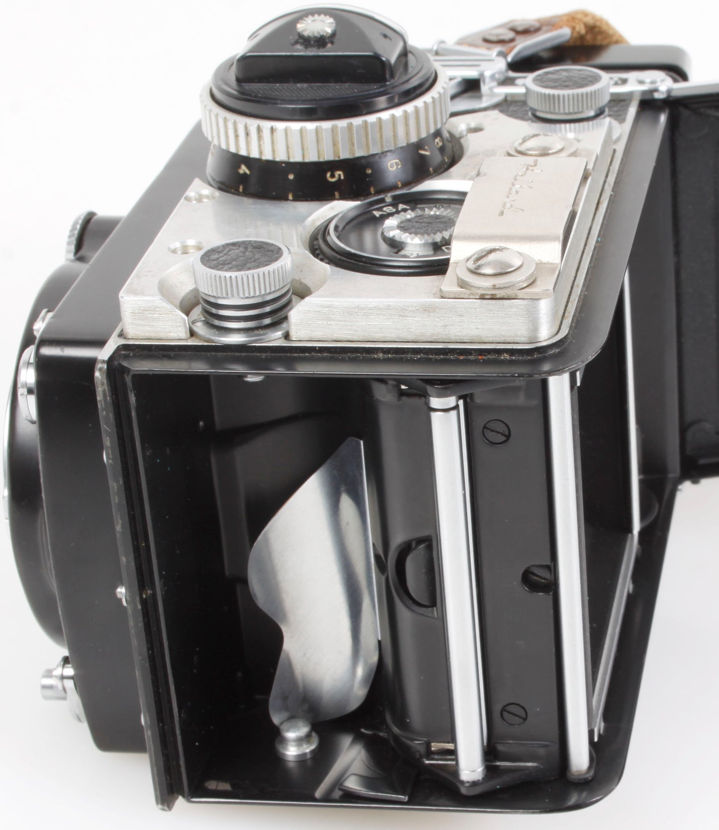 Rolleiflex 3.5f Type 2 TLR Camera Xenotar f/3.5/75mm w/ Rare Flash Attachment
