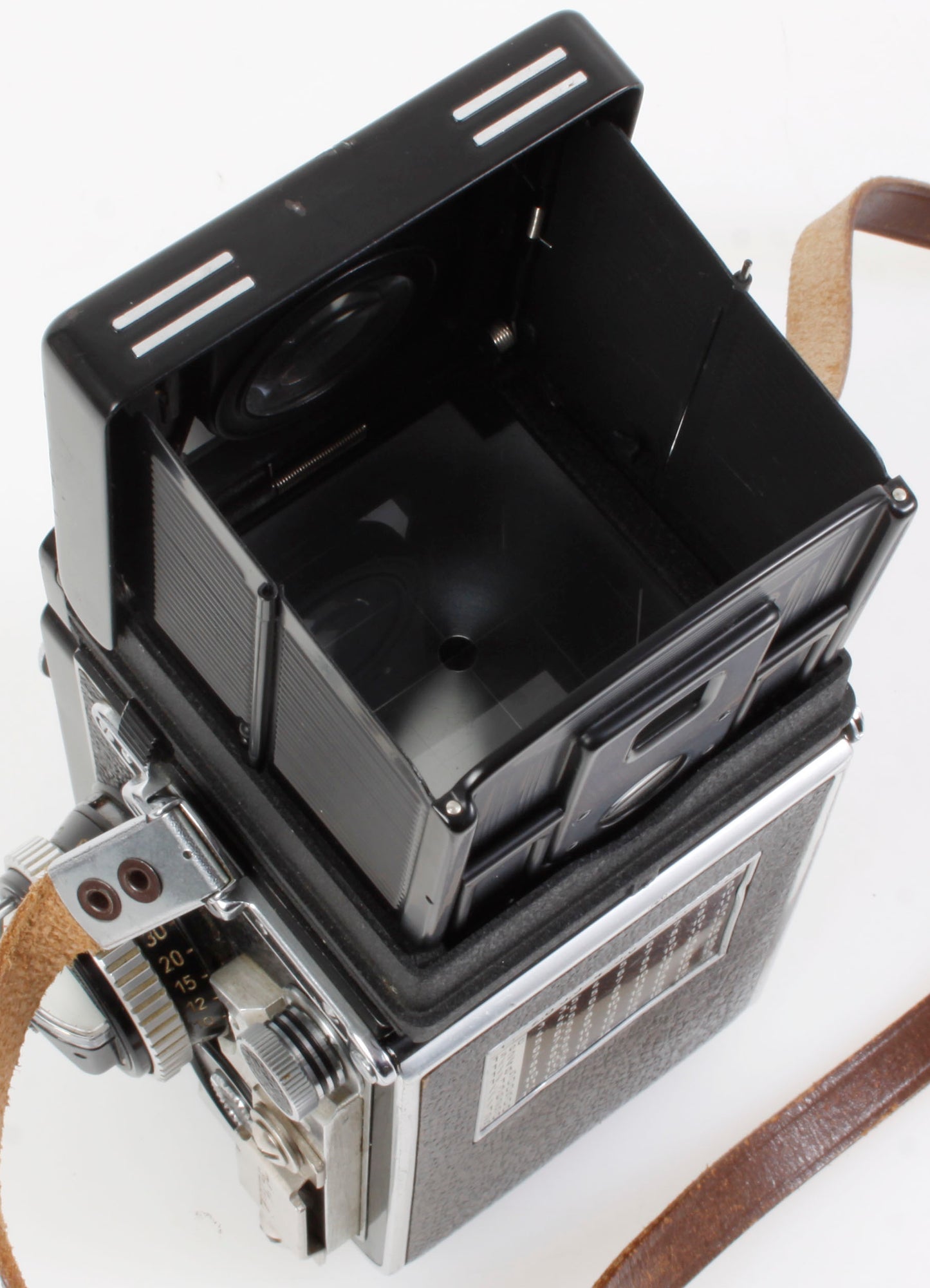 Rolleiflex 3.5f Type 2 TLR Camera Xenotar f/3.5/75mm w/ Rare Flash Attachment