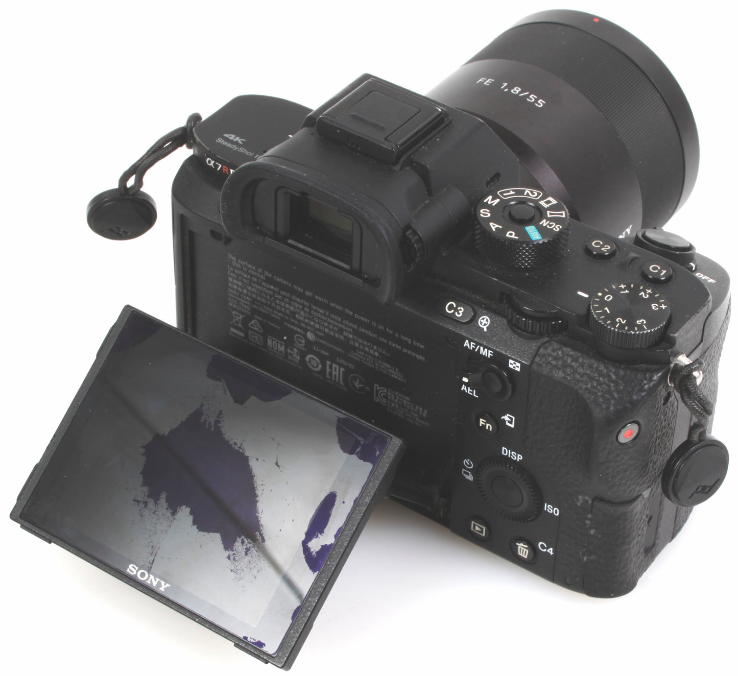 Sony A 7R Mirrorless Camera w/ 55mm f/1.8 Lens, Batteries, Charger