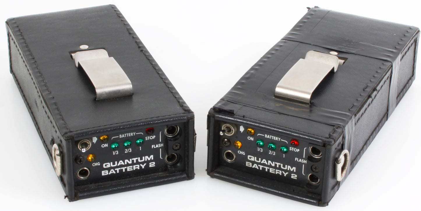 Quantum Battery 2 External Battery Power Pack for Portable Flash Set of 2