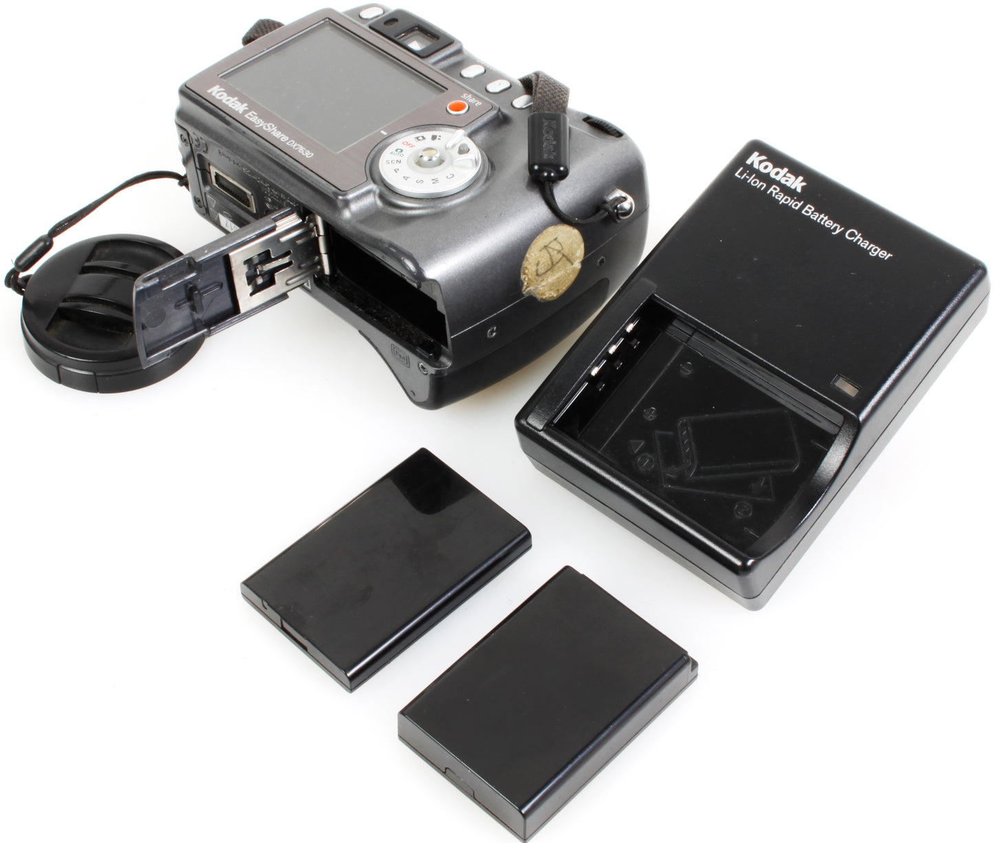Kodak EasyShare DX7630 6.1MP Digital Camera w/ 2 Batts, Charger, Book TESTED