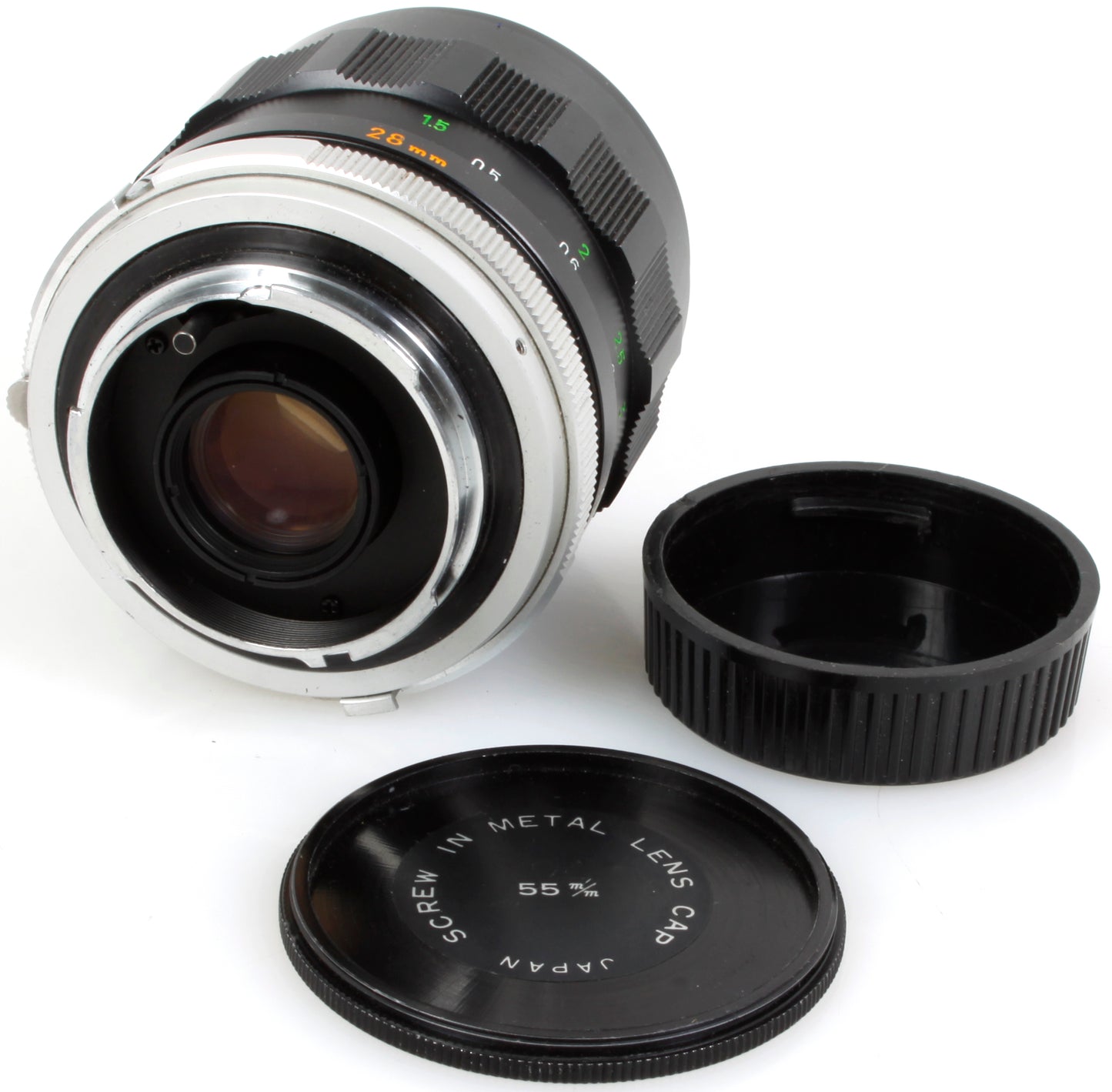 Minolta MD 28mm f/2.5 Lens w/ Metal Screw Cap Wide Angle Film Lens