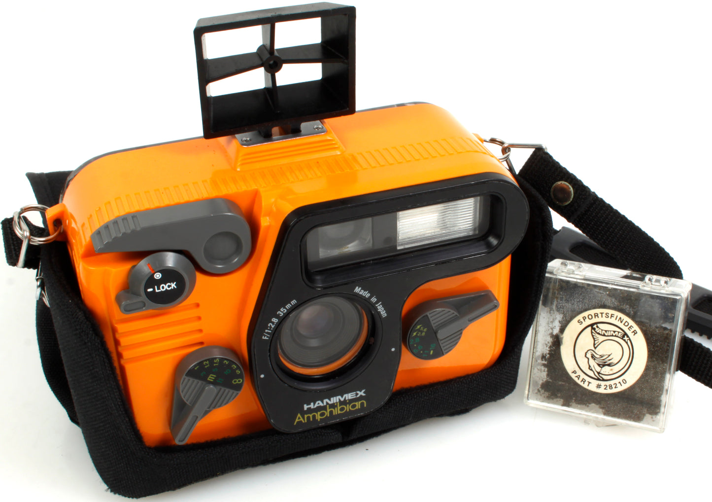 Hanimex Amphibian Underwater 35mm Film Camera W/ Case, Sports Finder