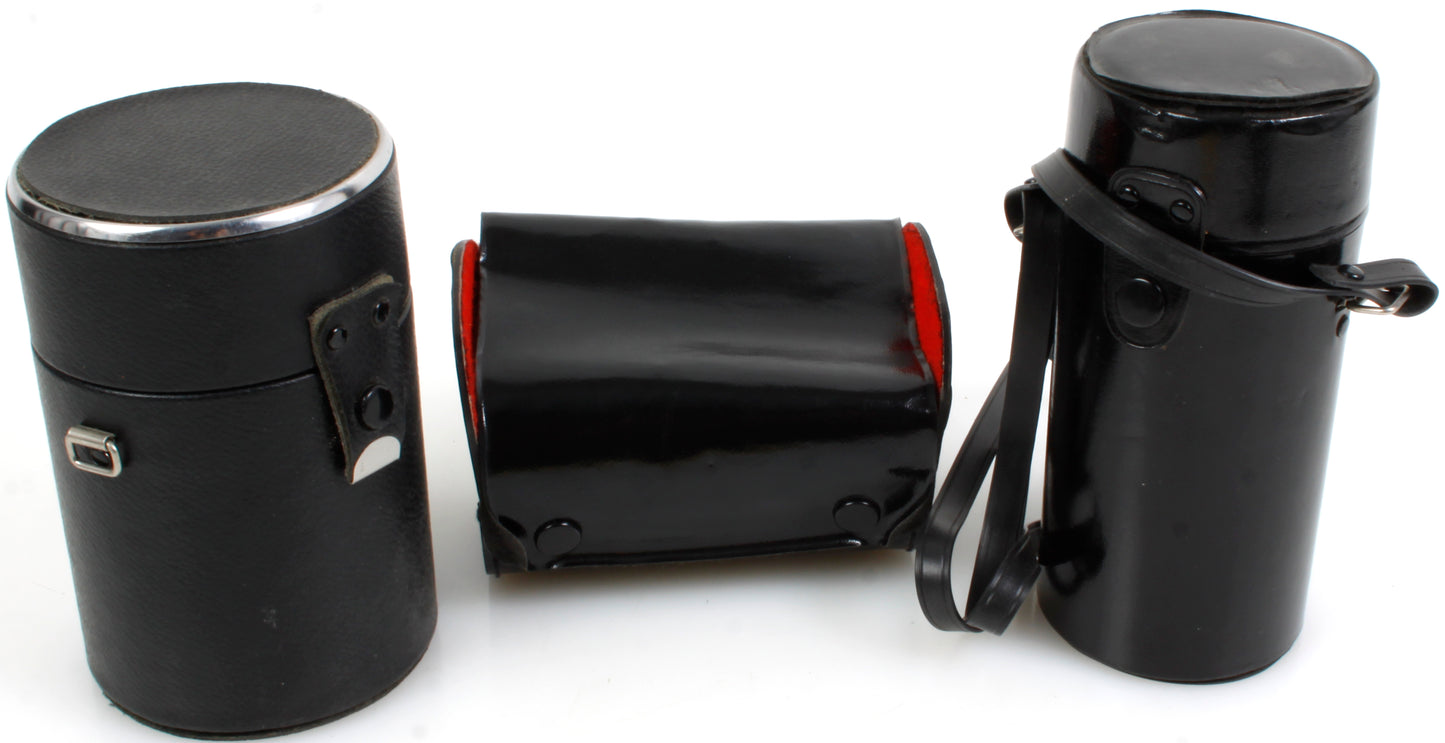 Camera Lens Hard Cases Set of 3