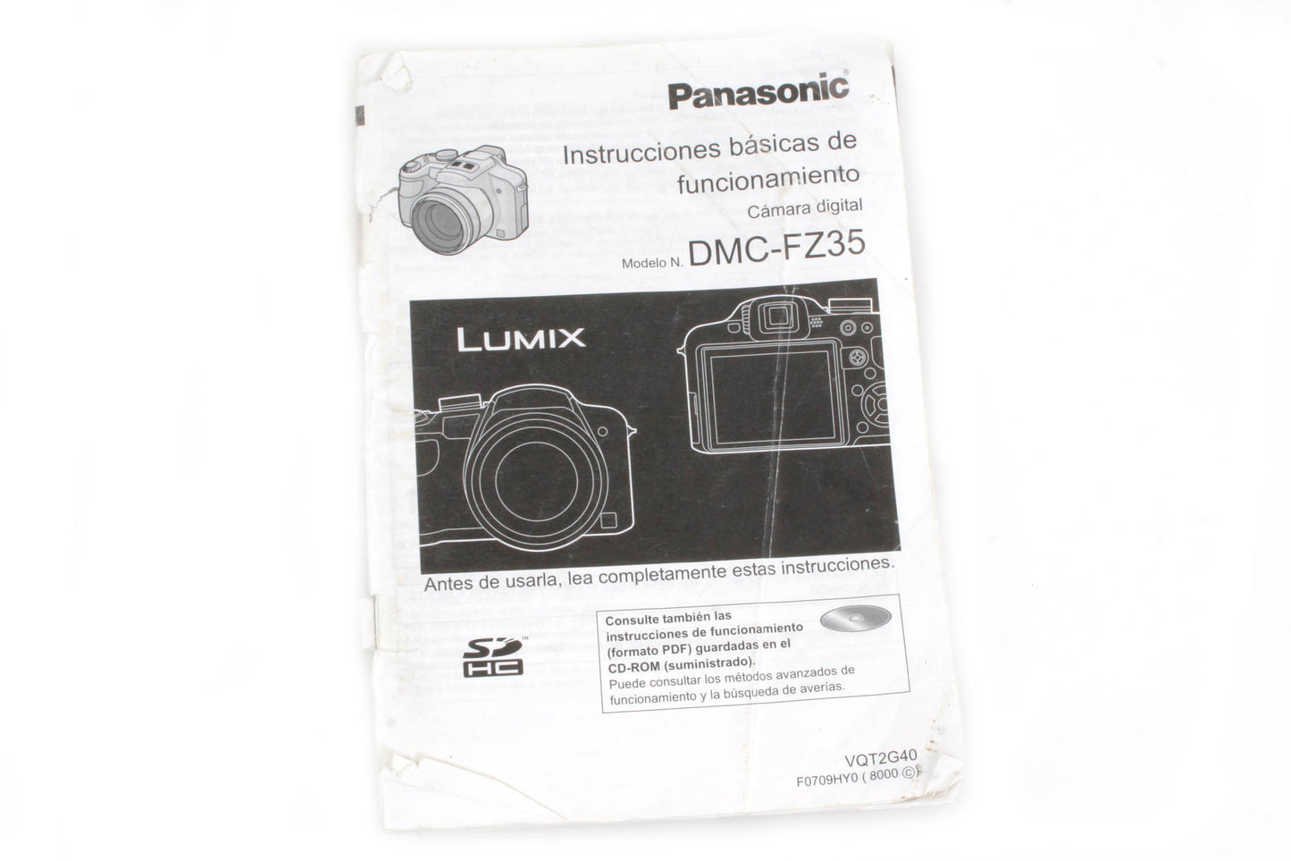 Panasonic Lumix DMC-FZ35 Camera Manual