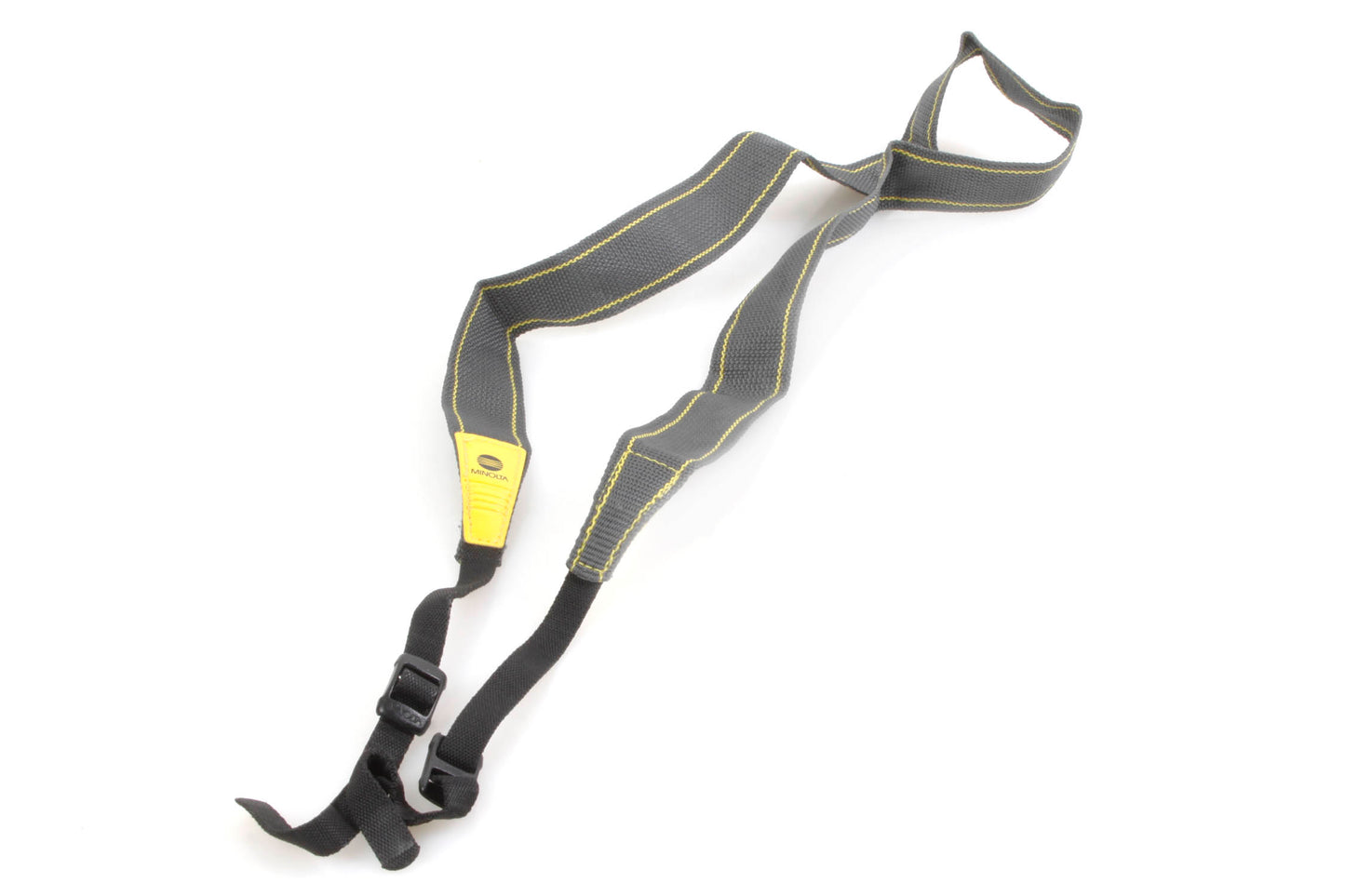 Minolta Camera Strap Grey and Yellow