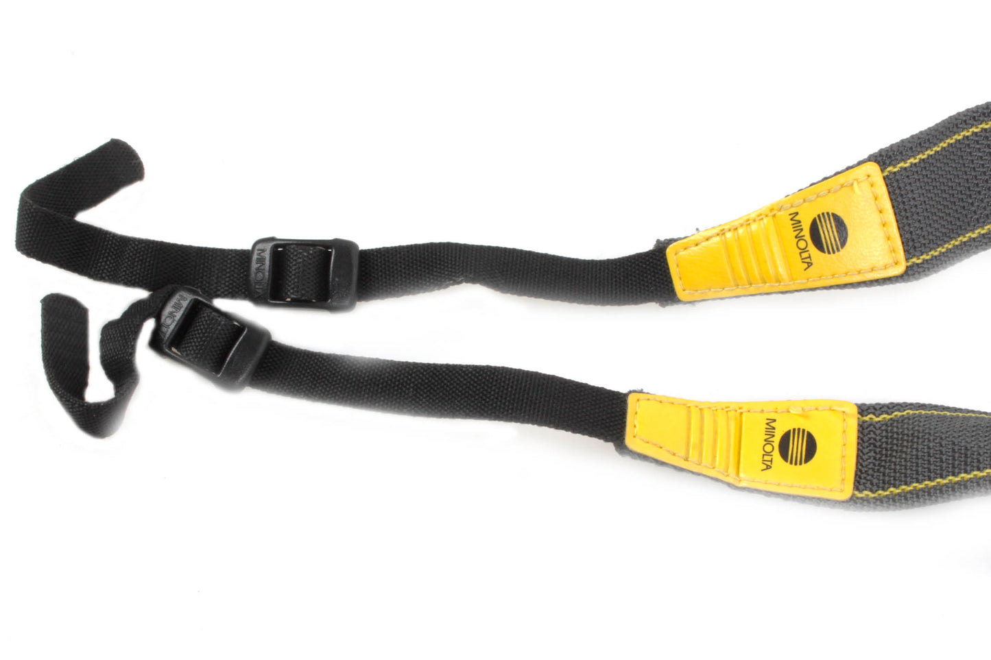 Minolta Camera Strap Grey and Yellow