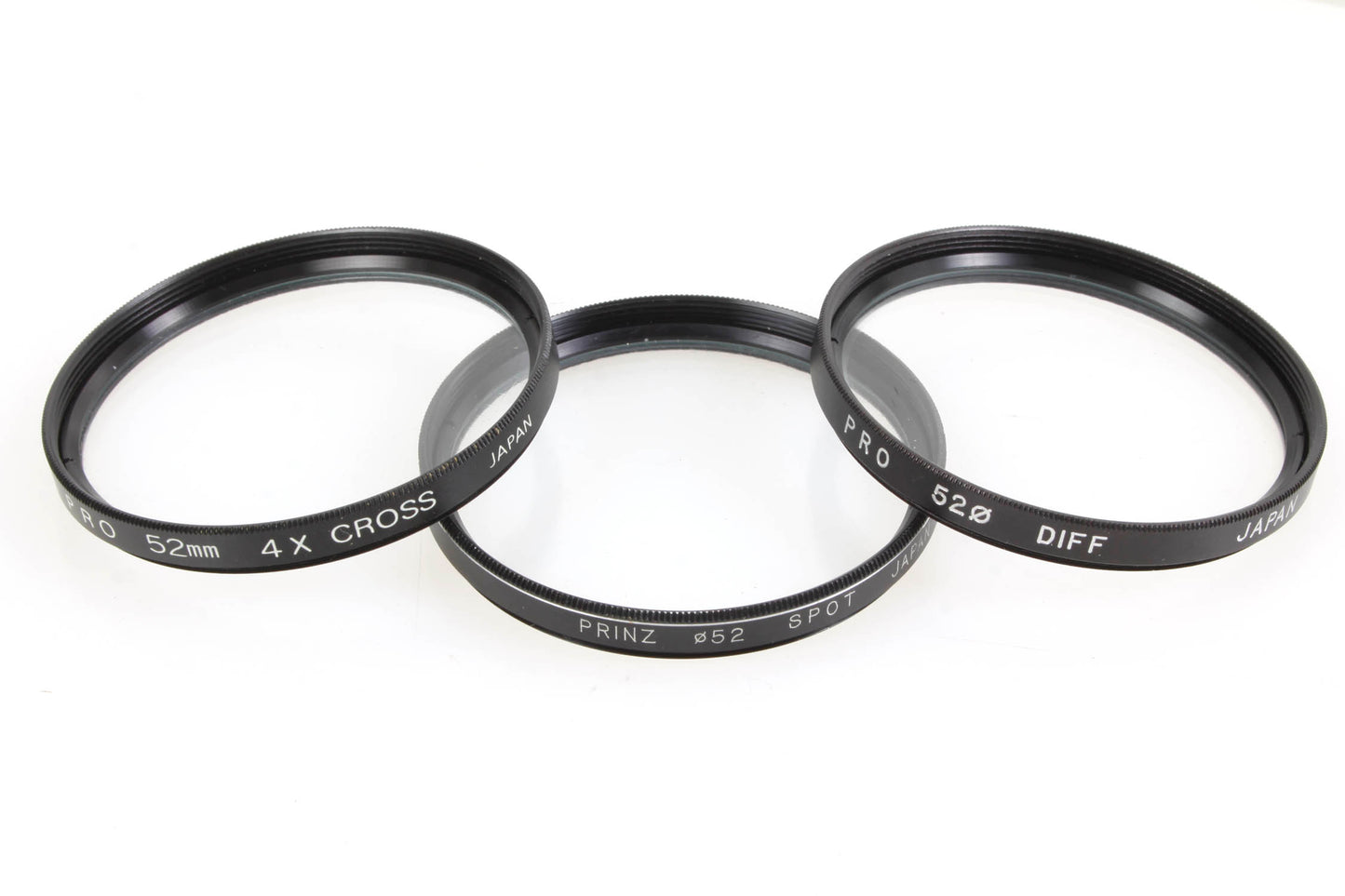 52mm Filters (Spot, 4X Cross, and Diffusion)