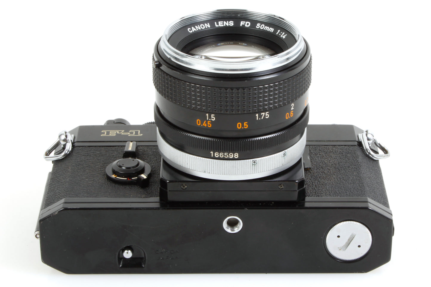 Canon Original F-1 w/ 50mm F1.4 Lens, Meter/Shutter Works, w/ Film