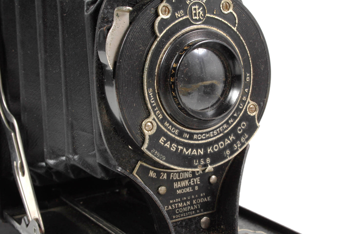Vintage Kodak No.2 Folding Cartridge Hawk-eye Model B Camera WORKING