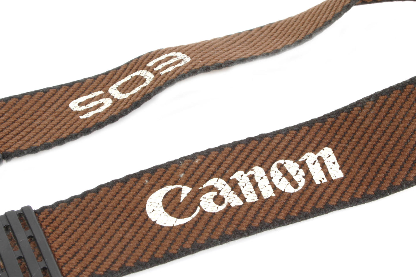 Vintage Brown Woven Canon Camera Strap