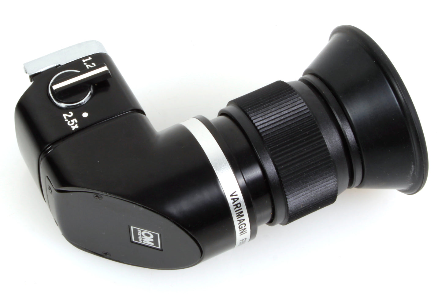 Olympus Varimagni 1.2x 2.5x Angle Finder for Olympus OM-System w Manual & Case