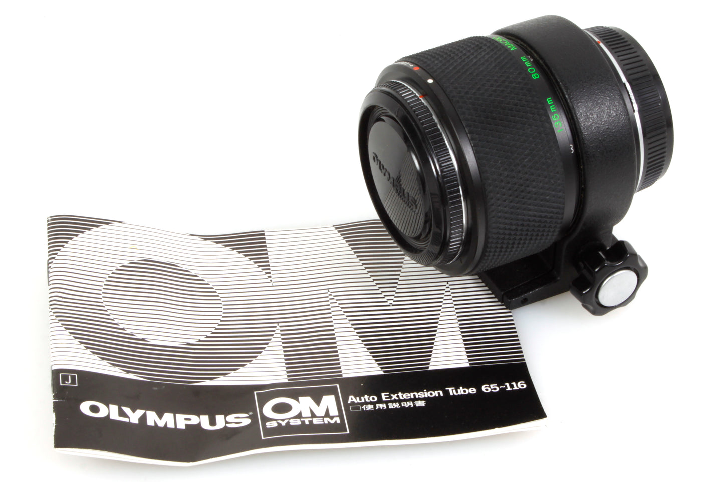 Olympus OM System Telescopic Macro Auto Extension Tube 65-116 w/ Tripod Ring