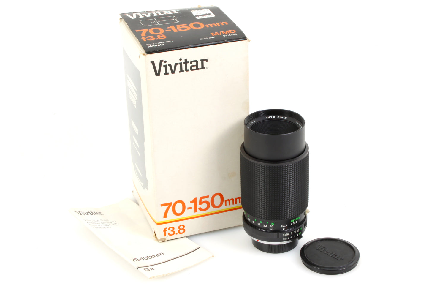 Vivitar Superzoom Lens for Minolta Film Cameras M/MD