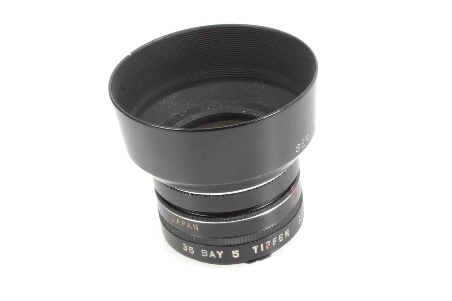 35 Bay 5 Tiffen Adapter Ring with PRO PL Filter and Hood