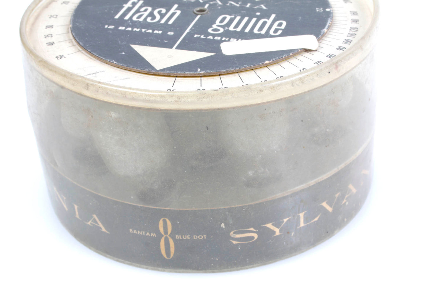 Vintage Sylvania Bantam 8 Blue Dot Flashbulbs Original 12 Pack