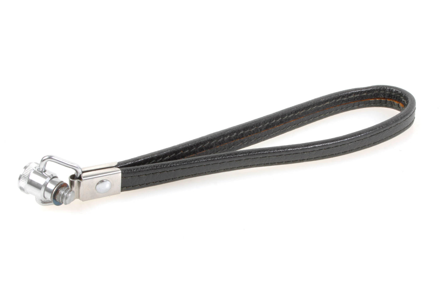 Vintage Black Leather Camera Wrist Strap