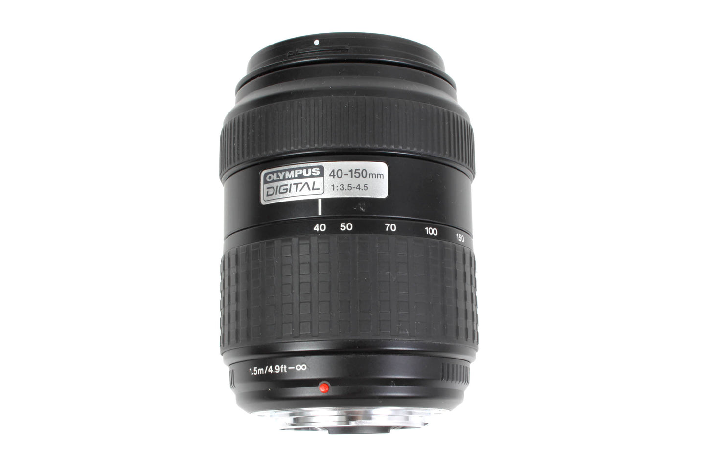 Olympus Zuiko Digital 40-150mm F/3.5-4.5 Lens w/ Cap and Hood