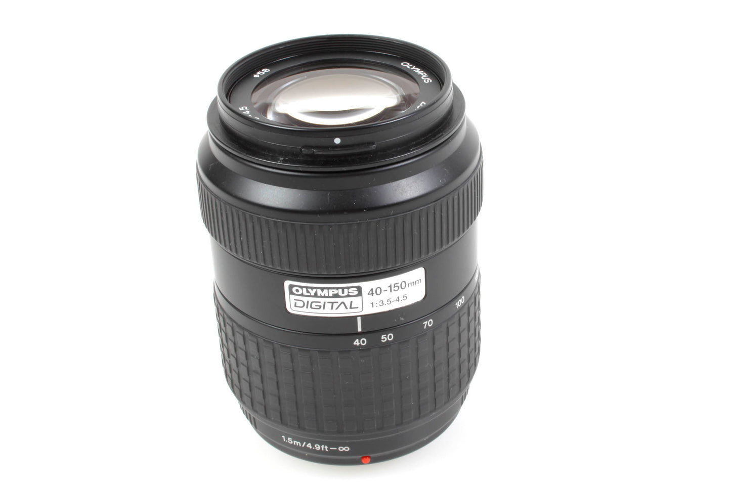 Olympus Zuiko Digital 40-150mm F/3.5-4.5 Lens w/ Cap and Hood