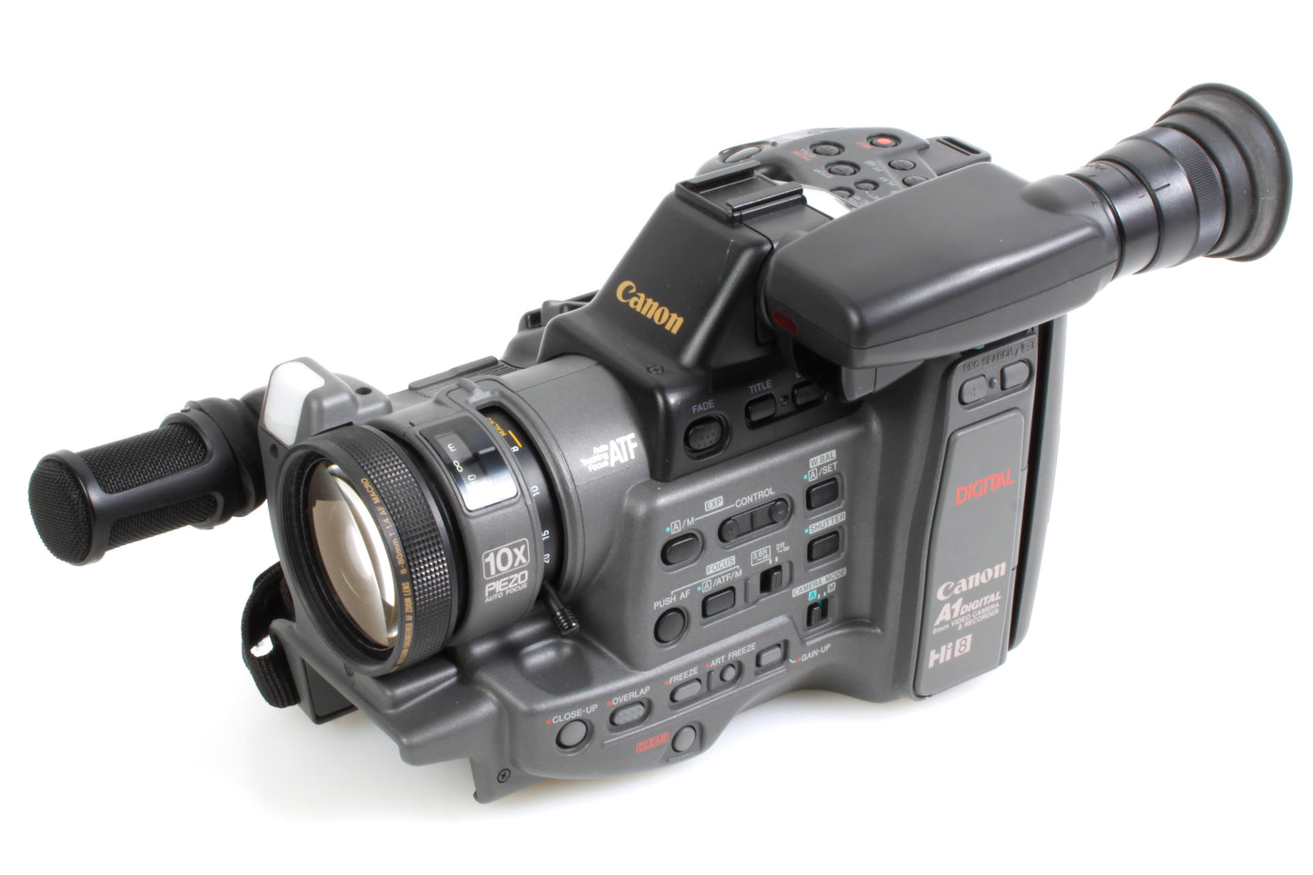 Canon A1 Digital 8mm Video Camera Camcorder Hi8 Canovision PARTS ONLY w Case/Manual/Batteries/Remote