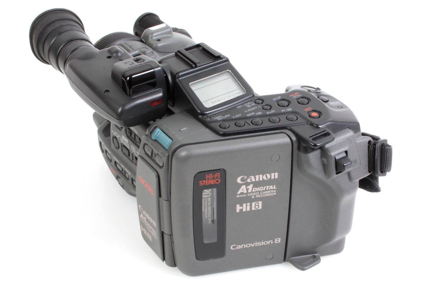 Canon A1 Digital 8mm Video Camera Camcorder Hi8 Canovision PARTS ONLY w Case/Manual/Batteries/Remote