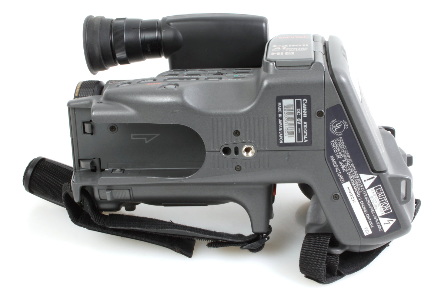 Canon A1 Digital 8mm Video Camera Camcorder Hi8 Canovision PARTS ONLY w Case/Manual/Batteries/Remote